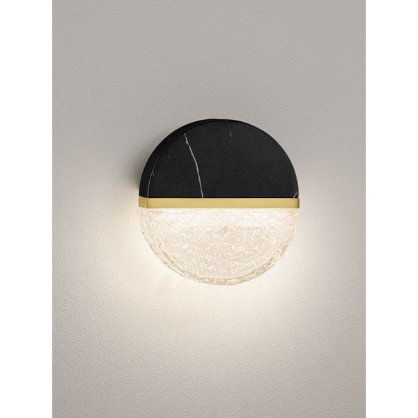 Černé kovové LED stmívatelné nástěnné svítidlo Dorin – Nova Luce-image-4