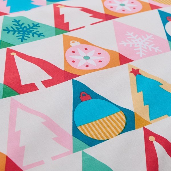 Povlečení na dvoulůžko 200x200 cm Christmas Geo – Catherine Lansfield-image-4