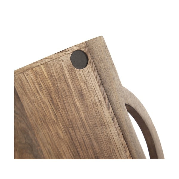 Servírovací dřevěný podnos 20.5x30.5 cm Mango – Orion-image-3