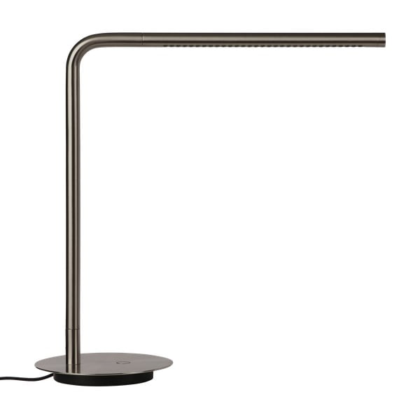 Kovová LED stmívatelná stolní lampa ve stříbrné barvě (výška 46 cm) Omni Table – UMAGE