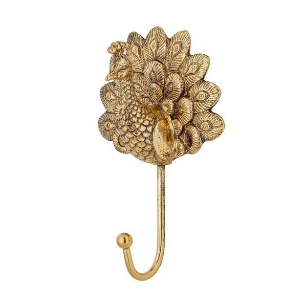 Nástěnný kovový háček ve zlaté barvě Dun – Bloomingville-image-2