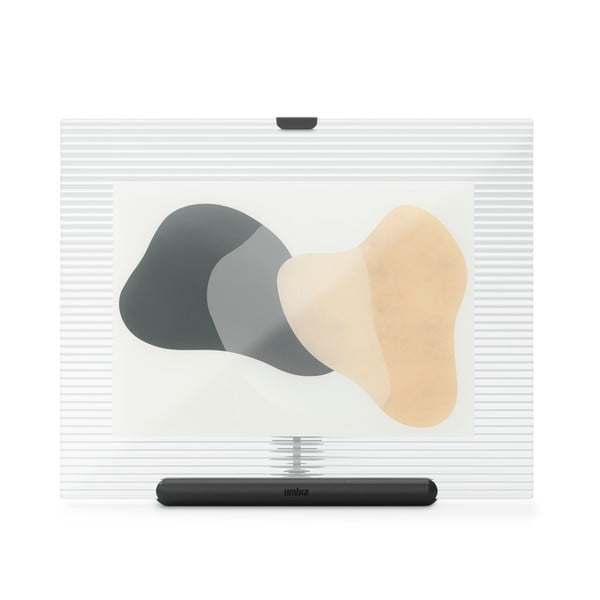 Černý skleněný stojací rámeček 19x23 cm Flute – Umbra-image-2