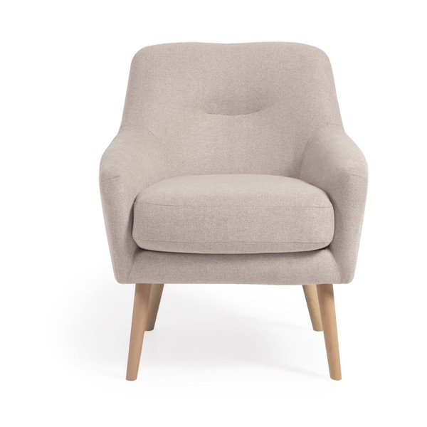 Béžové křeslo Candela – Kave Home