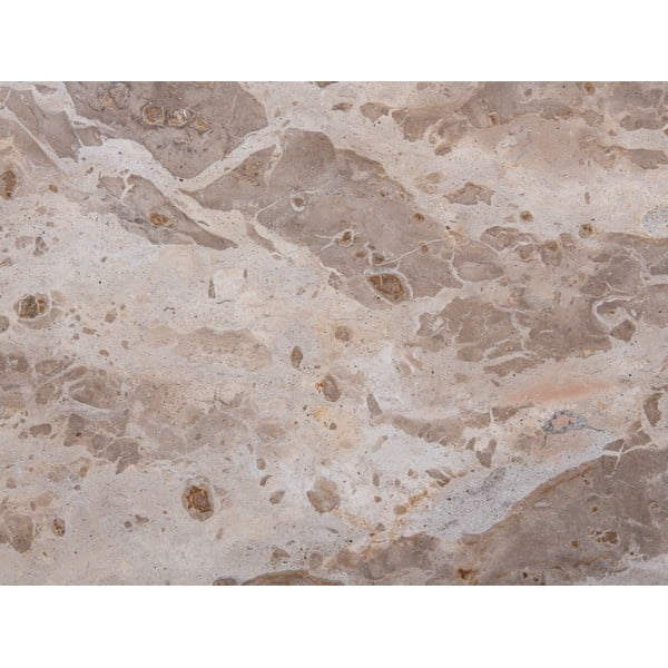 Kulatý odkládací stolek s deskou v dekoru mramoru ø 50 cm Force   – Leitmotiv-image-3