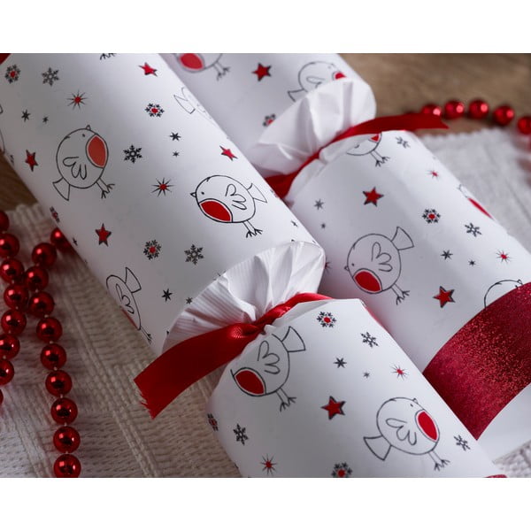 Vánoční crackery v sadě 6 ks Racing Robin – Robin Reed-image-2