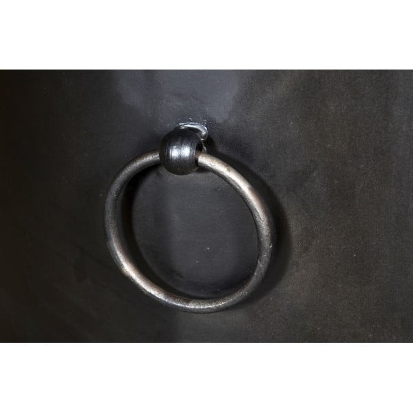 Černá kovová vinotéka na 9 lahví, 60x85 cm Luni – Interia Home & Living-image-1