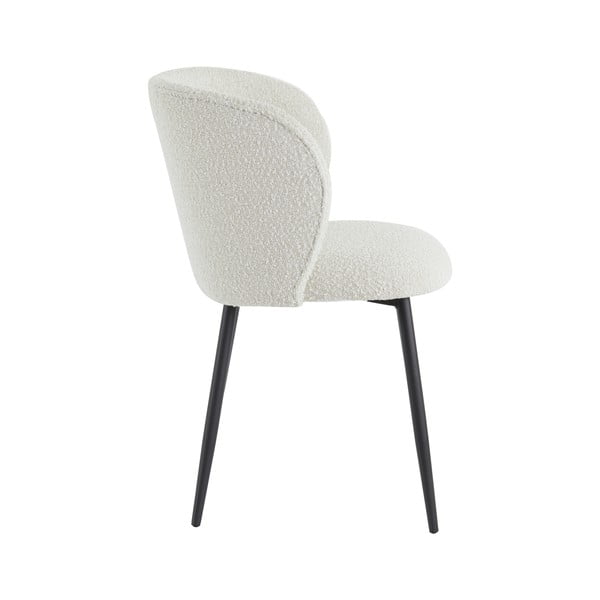 Bílé čalouněné jídelní křeslo Elyna – Light & Living-image-2