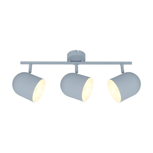Světle modré stropní svítidlo s kovovým stínidlem 55x10 cm Azuro – Candellux Lighting