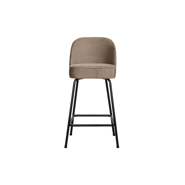 Béžová sametová barová židle 89 cm Vogue – BePureHome