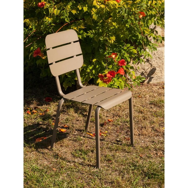 Zelenohnědý kovový zahradní jídelní set pro 8 Alicante - Ezeis-image-1