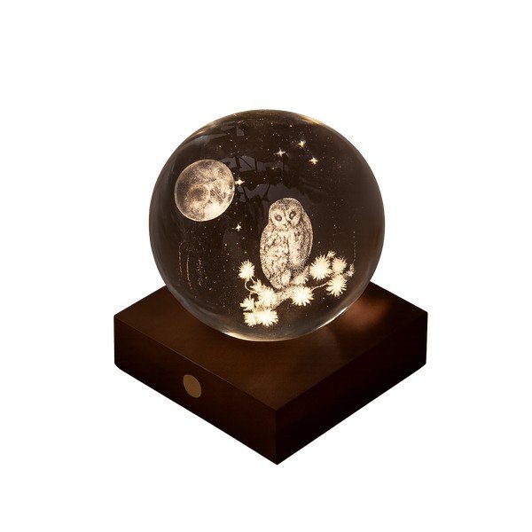 Přenosná světelná dekorace na USB ø 8 cm Amber – Gingko-image-2