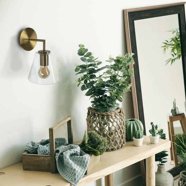 Nástěnné svítidlo v bronzové barvě SULION Gasby, ø 16 cm-image-2