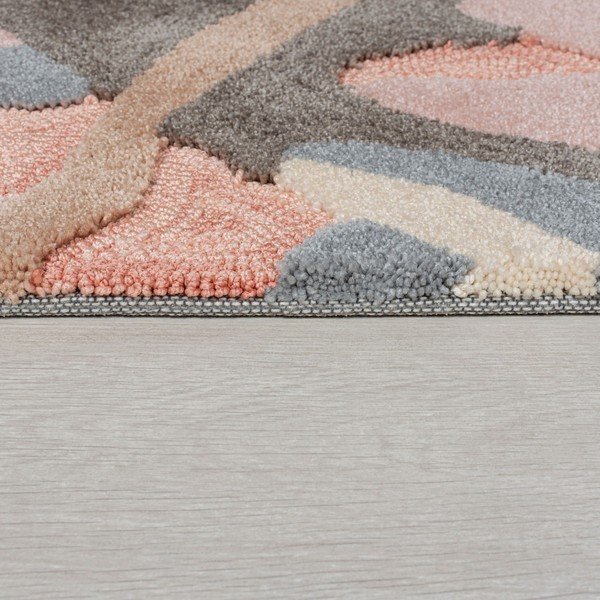 Šedo-růžový koberec Flair Rugs Bark, 160 x 230 cm-image-3