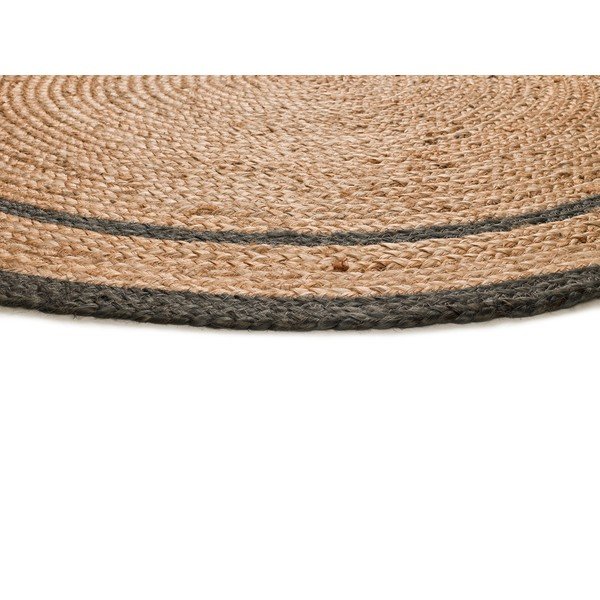 Šedo-přírodní barvě kulatý koberec ø 120 cm Mahon – Universal-image-3
