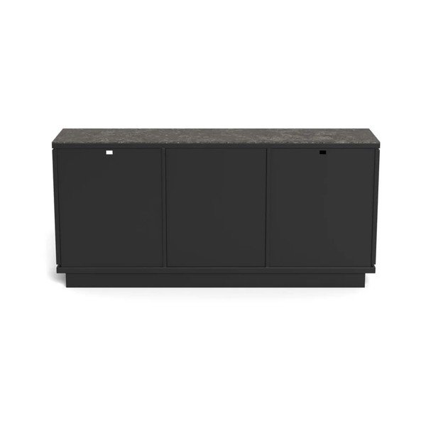 Černá komoda z MDF 160x75x40 cm Tribeca – Actona-image-4