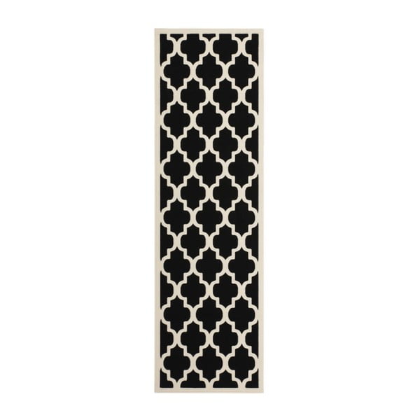 Černý koberec Kayoom Maroc 2087, 160 x 230 cm