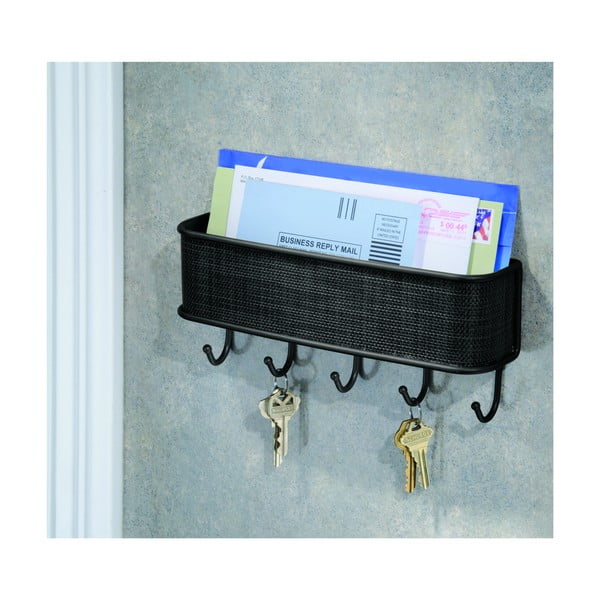 Nástěnný kovový věšák na klíče Twillo - iDesign-image-2