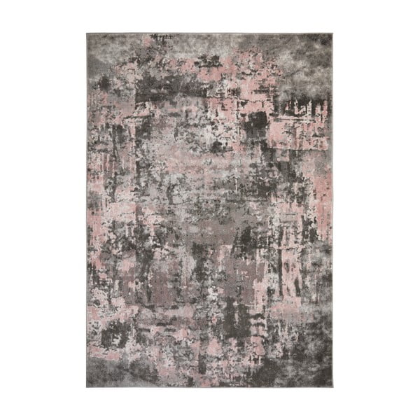 Šedorůžový koberec Flair Rugs Wonderlust, 80 x 300 cm