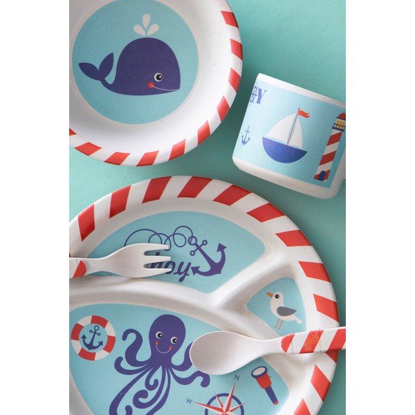 Bambusová dětská jídelní sada 5 ks Eden – Premier Housewares-image-2