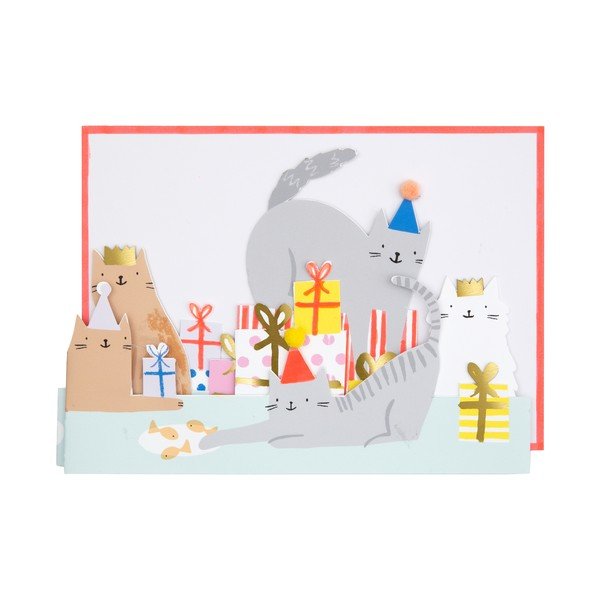 Přání Cat Party – Meri Meri-image-1