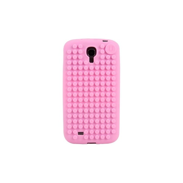 Pixelový obal na Samsung S4, růžová