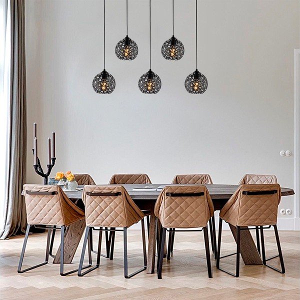 Černé závěsné svítidlo ø 17 cm Fellini – Opviq lights-image-2