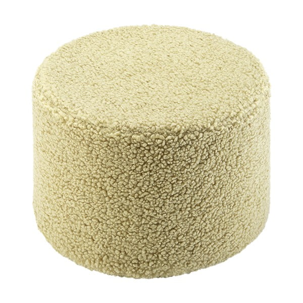 Zelený dětský puf z textilie bouclé – Wigiwama