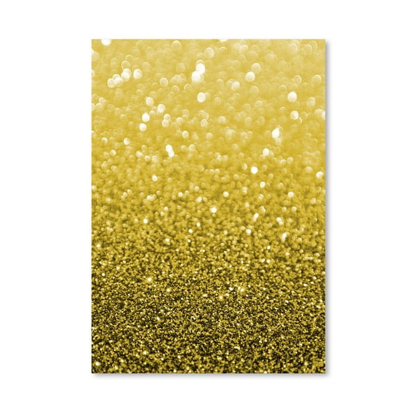 Plakát Americanflat Gold Shiny Texture, 30 x 42 cm