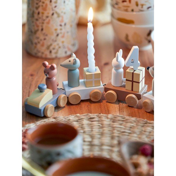 Dekorativní narozeninový vláček na svíčky Bloomingville B-Day Train-image-1