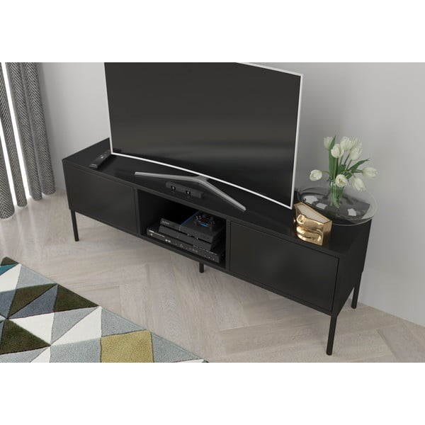 Černý TV stolek Skandica Mirka-image-1