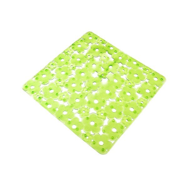 Zelená protiskluzová podložka do vany Metaltex, délka 52 cm