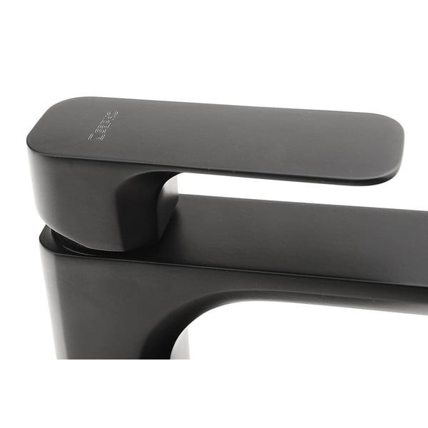 Matně černá stojánková umyvadlová baterie Spy – Sapho-image-2