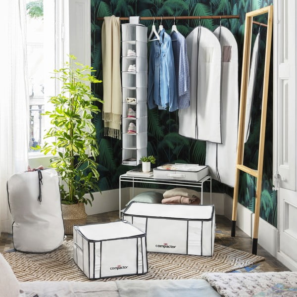 Bílý závěsný obal na oblečení Compactor Suit Bag White-image-3