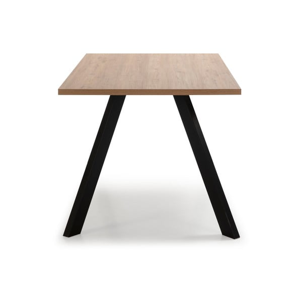 Jídelní stůl s deskou v dubovém dekoru 90x160 cm Texas – Marckeric-image-2