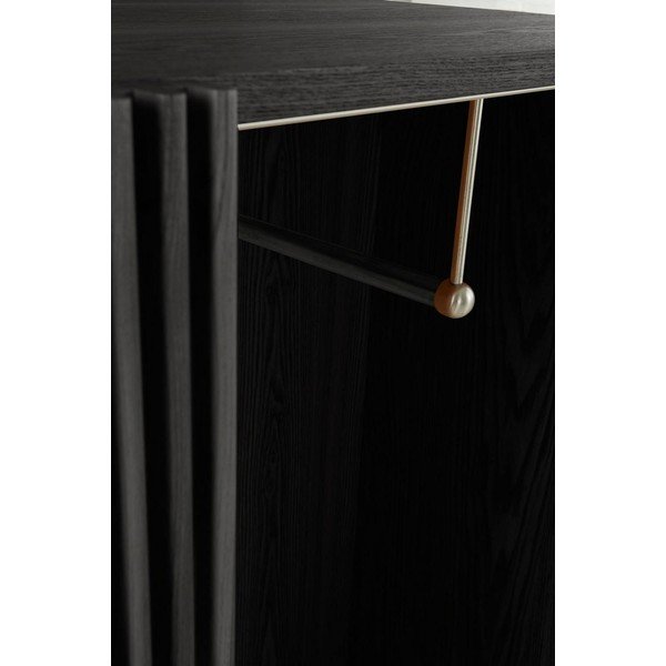 Černá předsíňová sestava v dekoru jasanu 110x120x40 cm Sion – Jotex-image-2