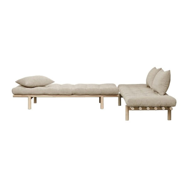 Béžová lněná pohovka 200 cm Pace - Karup Design-image-4