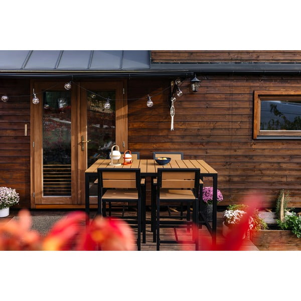 Zahradní barový set v přírodní barvě pro 4 Nova – Bonami Selection-image-1