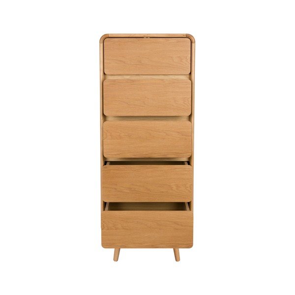 Komoda z jasanového dřeva v přírodní barvě 45x112x40 cm Rise – Zuiver-image-2