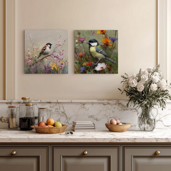 Tištěný obraz na plátně 32x32 cm Yellow Parus – Styler-image-2