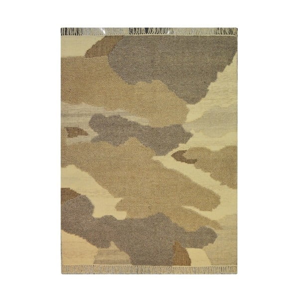 Béžový vlněný koberec The Rug Republic Sophia, 230 x 160 cm
