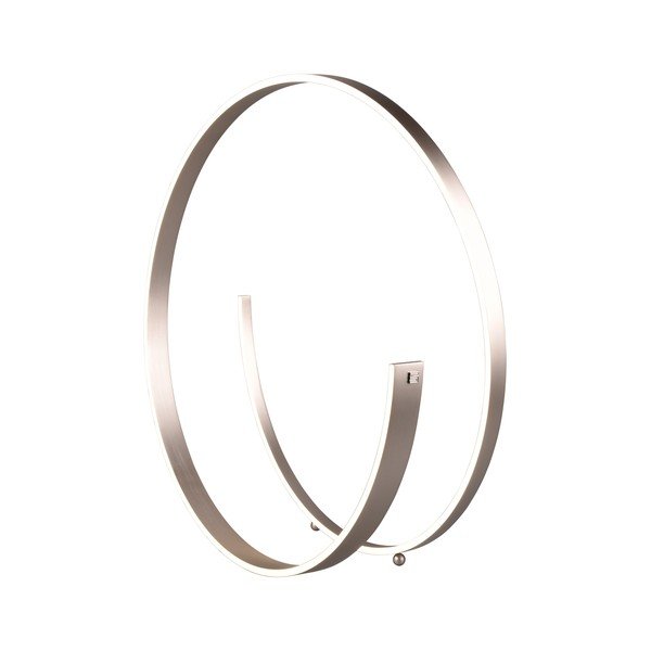 Šedá LED stojací lampa s hlasovým ovládáním/s ovládáním pomocí mobilní aplikace s kovovým stínidlem (výška 75 cm) Cinardi – CINQUE-image-3