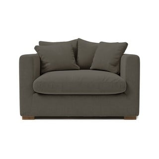 Tmavě šedé manšestrové křeslo Comfy – Scandic