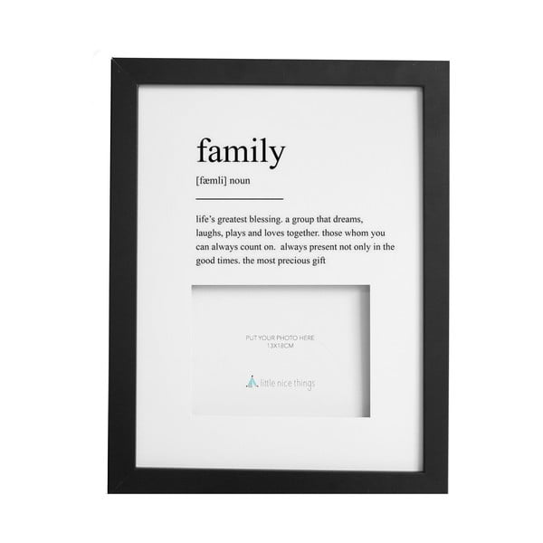 Dřevěný rámeček 30x40 cm Family – Really Nice Things