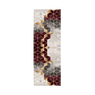 Vínový koberec běhoun 200x80 cm Optic - Rizzoli
