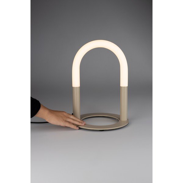 Béžová kovová LED stmívatelná stolní lampa (výška 36 cm) Arch – Zuiver-image-2