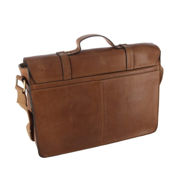 Unisex kožená taška Woodbridge Vintage Butterscotch-image-3