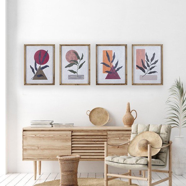 Sada 4 obrazů Kate Louise Plants, 36 x 48 cm-image-1