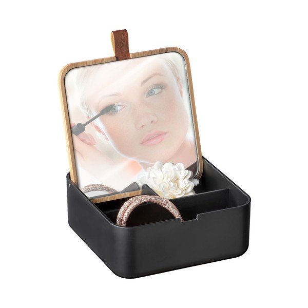 Černý organizér se zrcadlem Wenko Bovisa-image-3