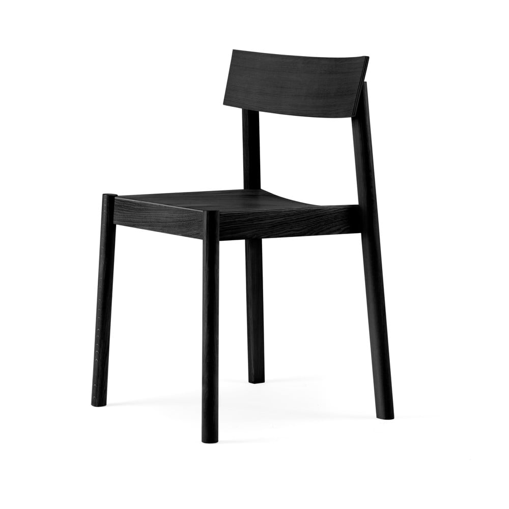 Černá jídelní židle z dubového dřeva EMKO Citizen Rectangle