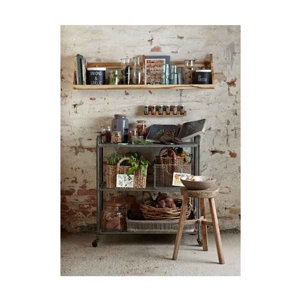 Set dóz z recyklovaného skla, malý, šedý-image-1